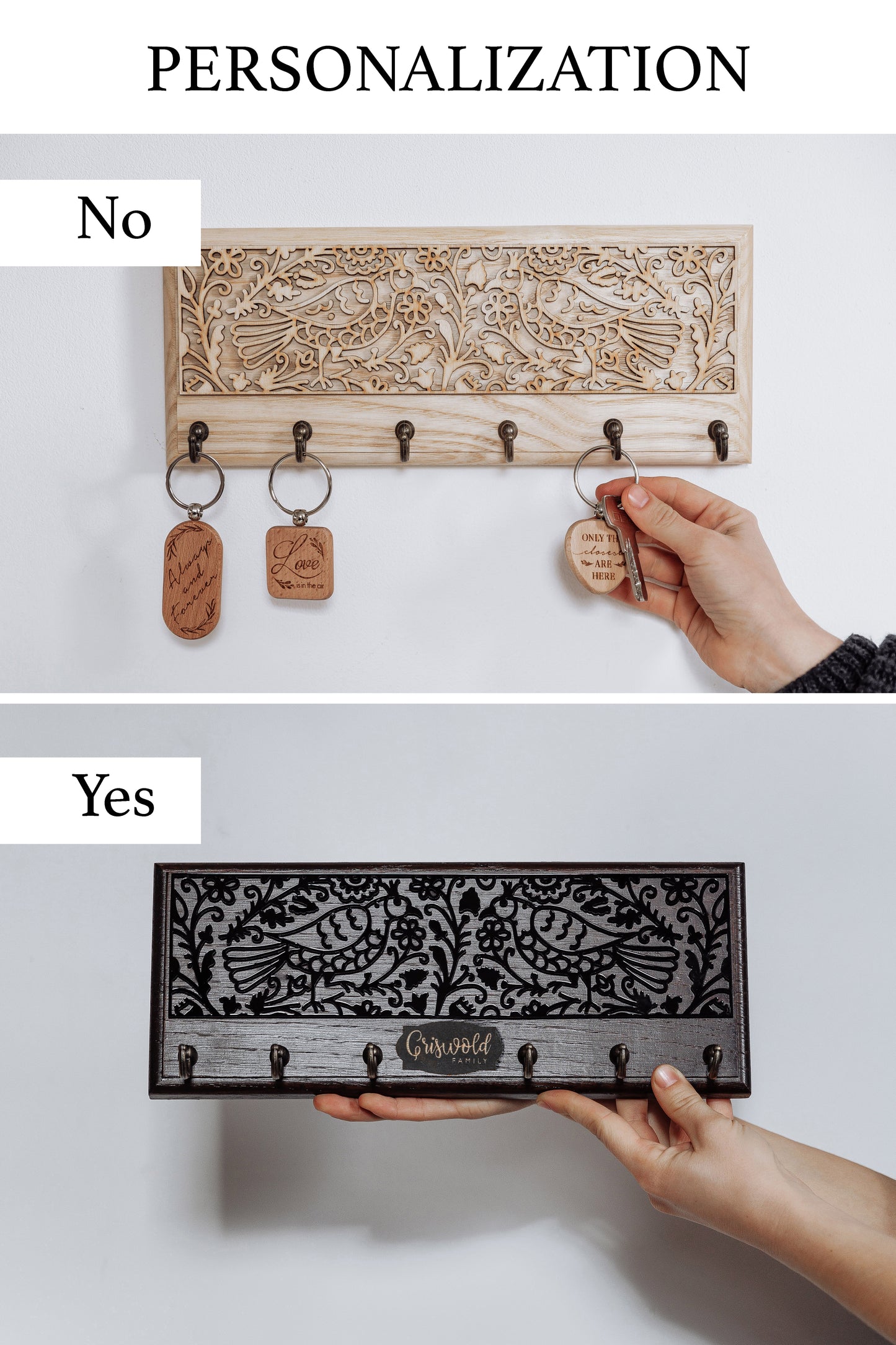 Ключниця з візерунком ∙ BIRDS