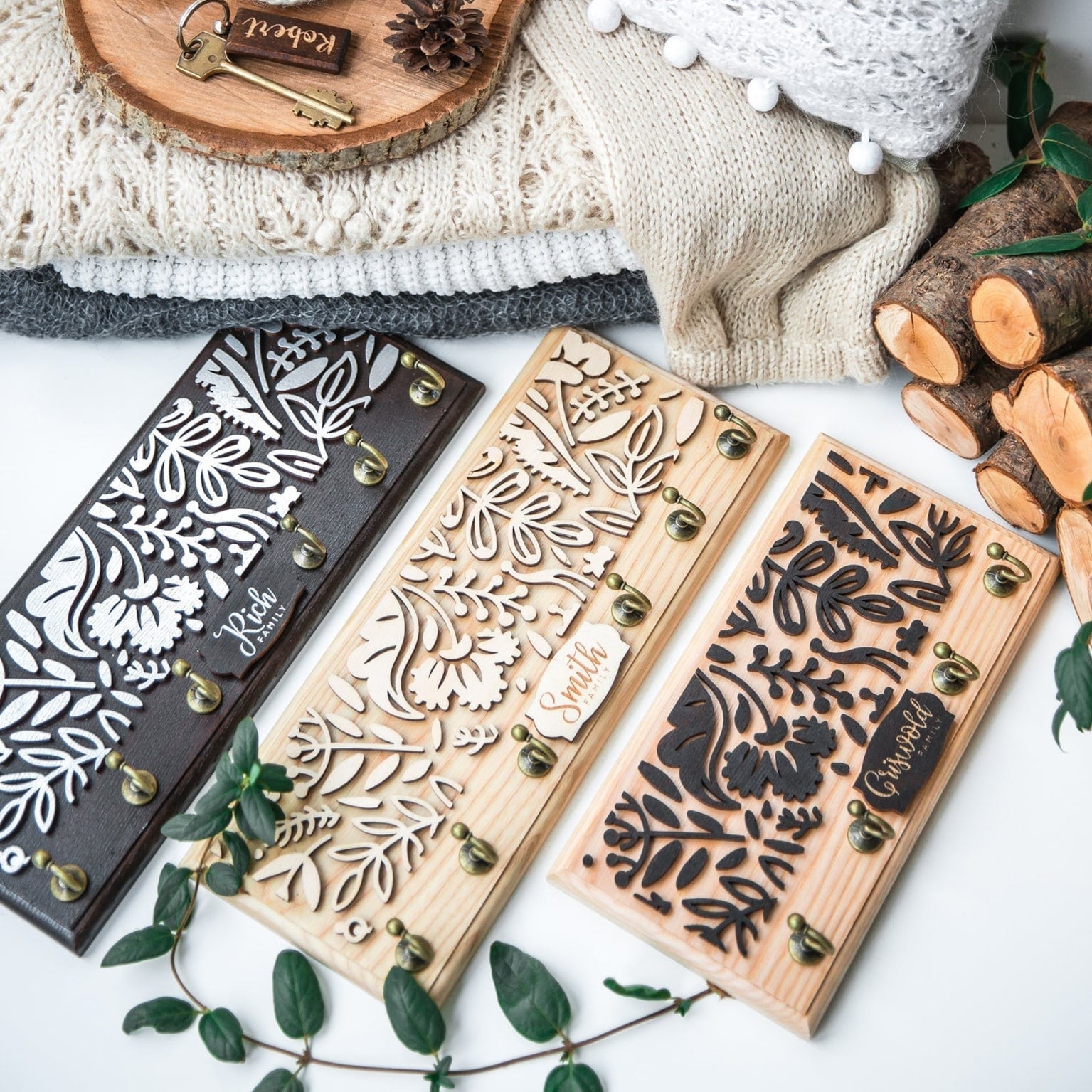 Вішалка для ключів
Декор в коридор 
Сучасний дизайн коридору
Інтер'єр прихожої і коридору