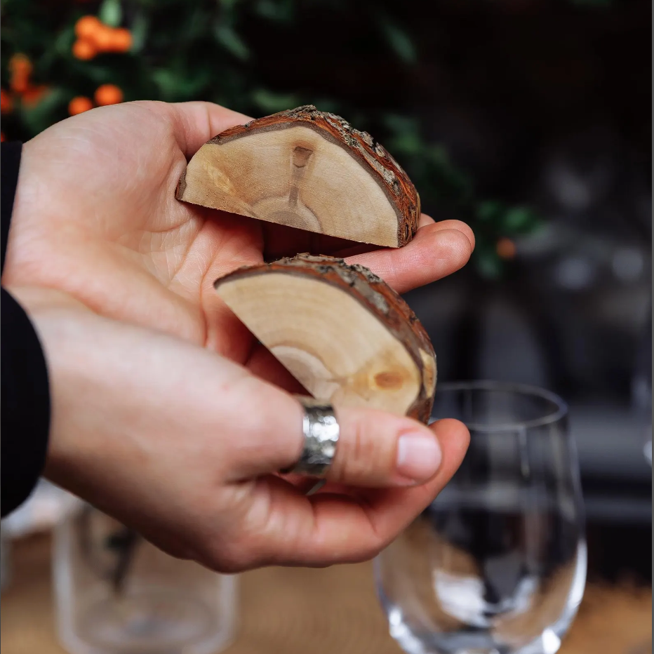 Wooden Table Numbers for Wedding | Freestanding Rustic Eco Table Sign