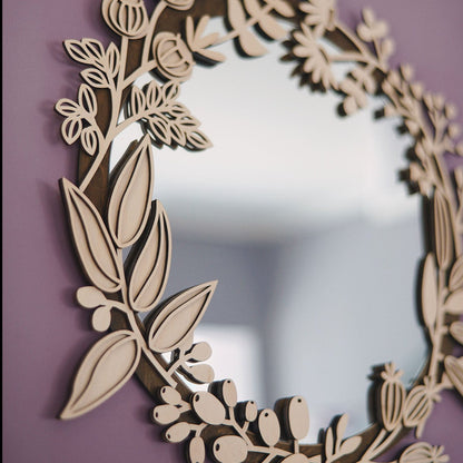 Кругле дзеркало в коридор,  Дзеркало настінне,  Дзеркала настінні,  невелике дзеркальце,  JYSK дзеркало, 