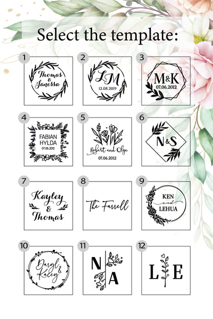 Custom ring bearer box for 2 rings, Ring holder for proposal ∙ Square BROWN