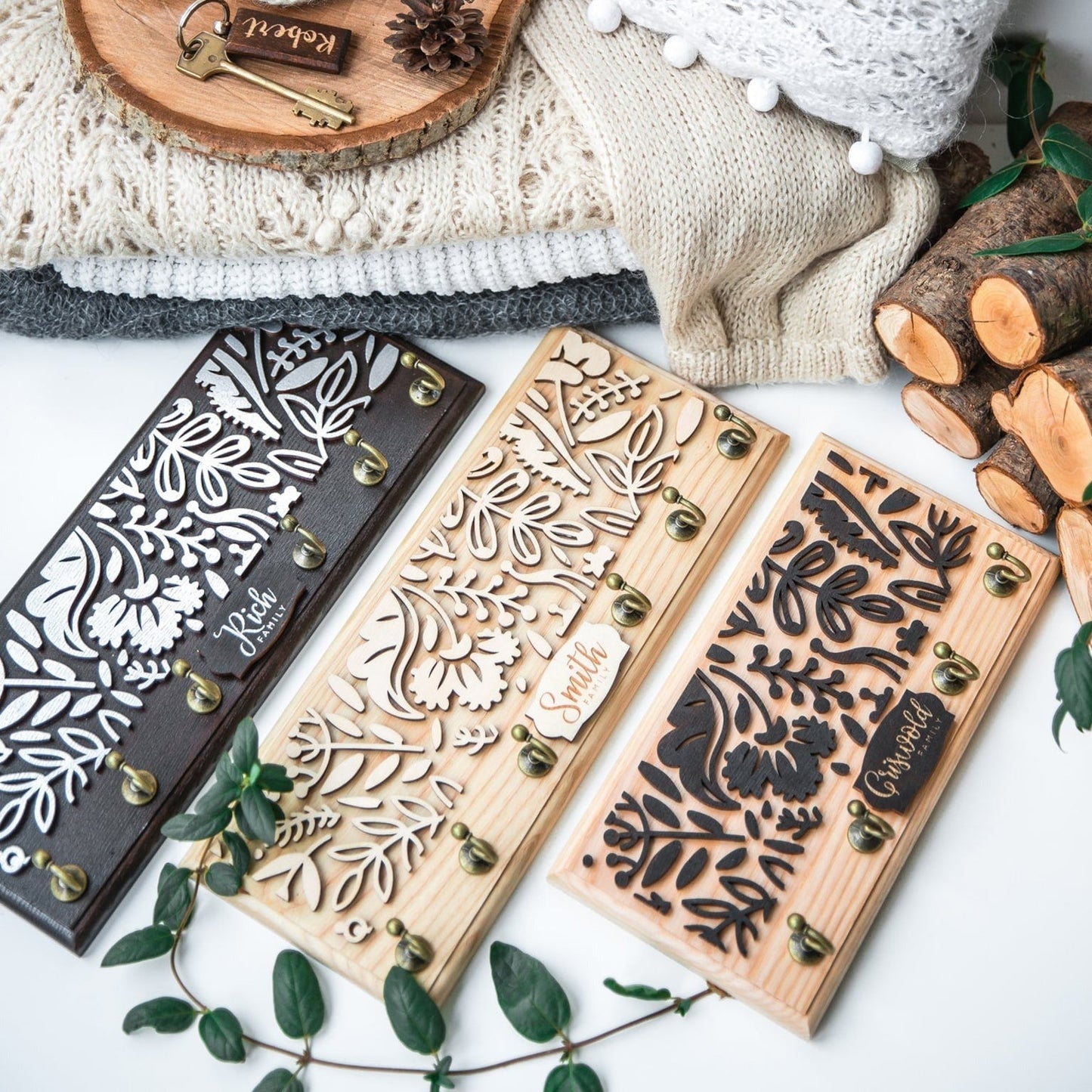 Вішалка для ключів
Декор в коридор 
Сучасний дизайн коридору
Інтер'єр прихожої і коридору
