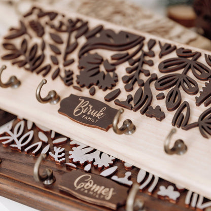 Ключниця настінна з прізвищем
ящики для ключів
ключниця, в коридор Сучасний передпокій

