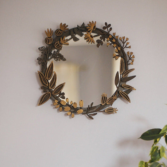 Кругле дзеркало в коридор,  Дзеркало настінне,  Дзеркала настінні,  невелике дзеркальце,  JYSK дзеркало, 